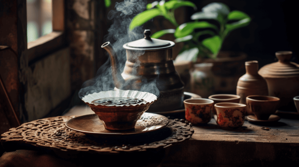 Vietnamese Coffee Culture in Hanoi, cup of coffee