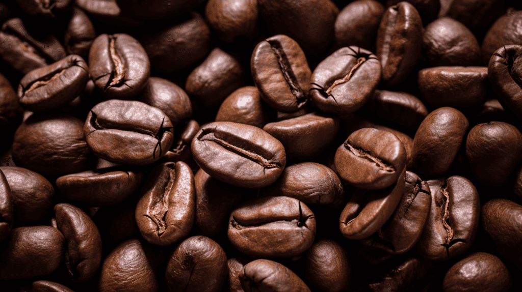 Roast Level of coffee beans up close.  Starbucks pikes place vs columbia