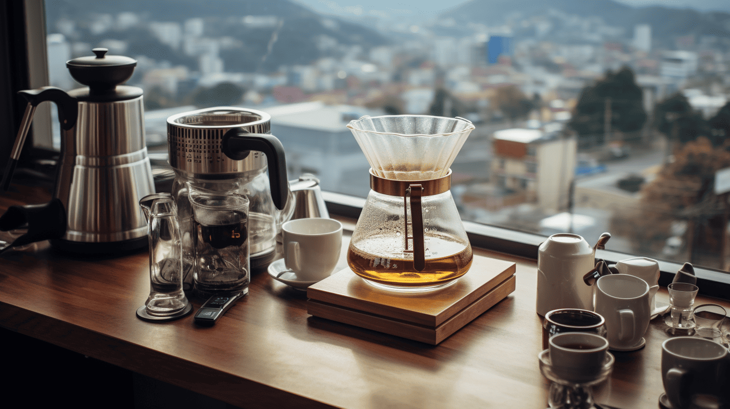 Is Coffee Homogeneous Or Heterogeneous. Coffee pot on counter.