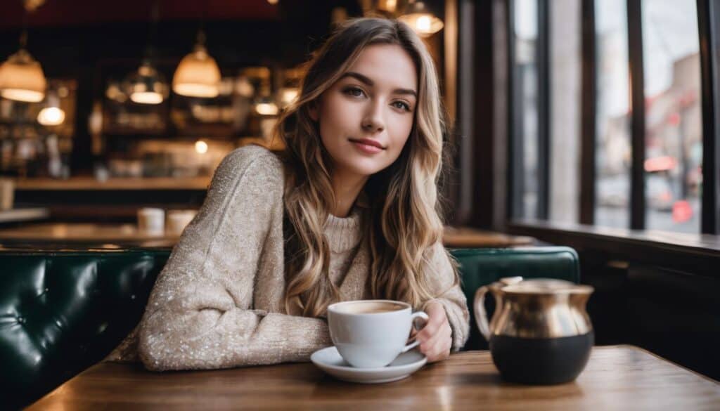 Top 10 Coarse Ground Coffee Brands, lady with coffee cup