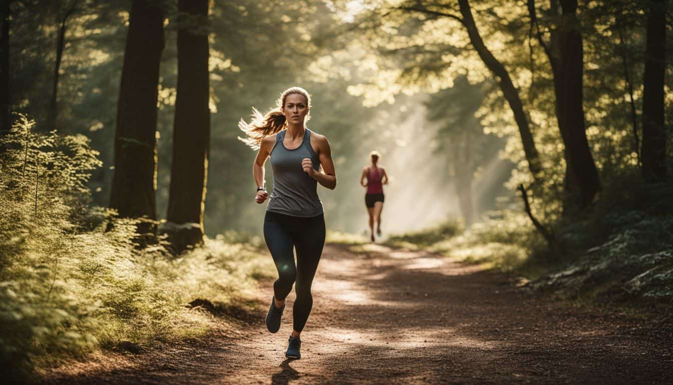 Best Coffee Alternative For Energy. Woman jogging