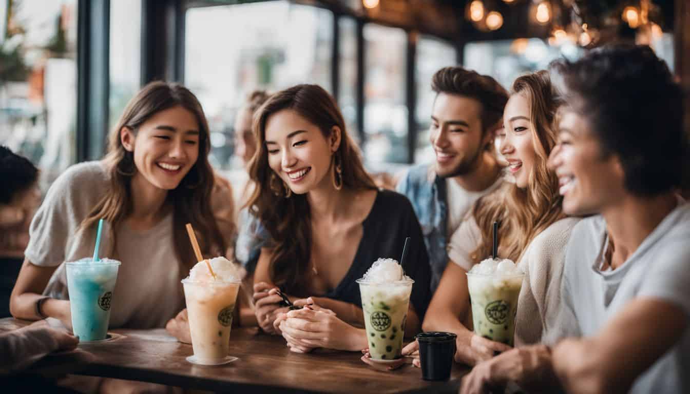 Coffee Or Tea Aiea. Group of friends in a cafe