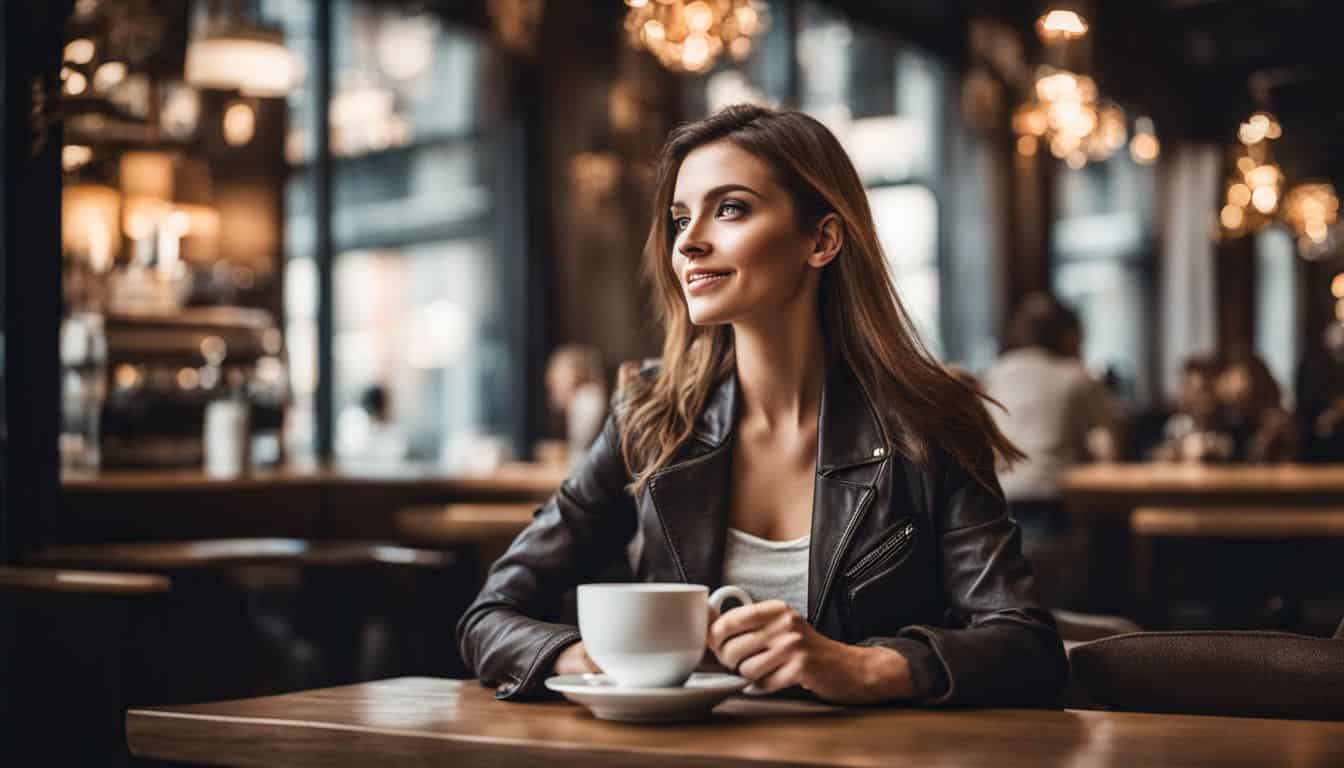 Why Coffee Is Better Than Tea, lady drinking a cup of coffee